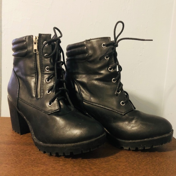 Faux Leather Boots - Picture 1 of 4
